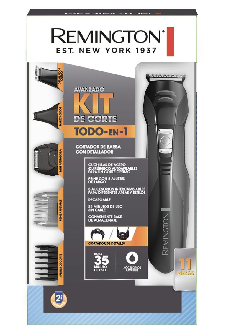 Recortadora-Remington-Recargable-Kit-Barba-y-Bigote-PG6020B
