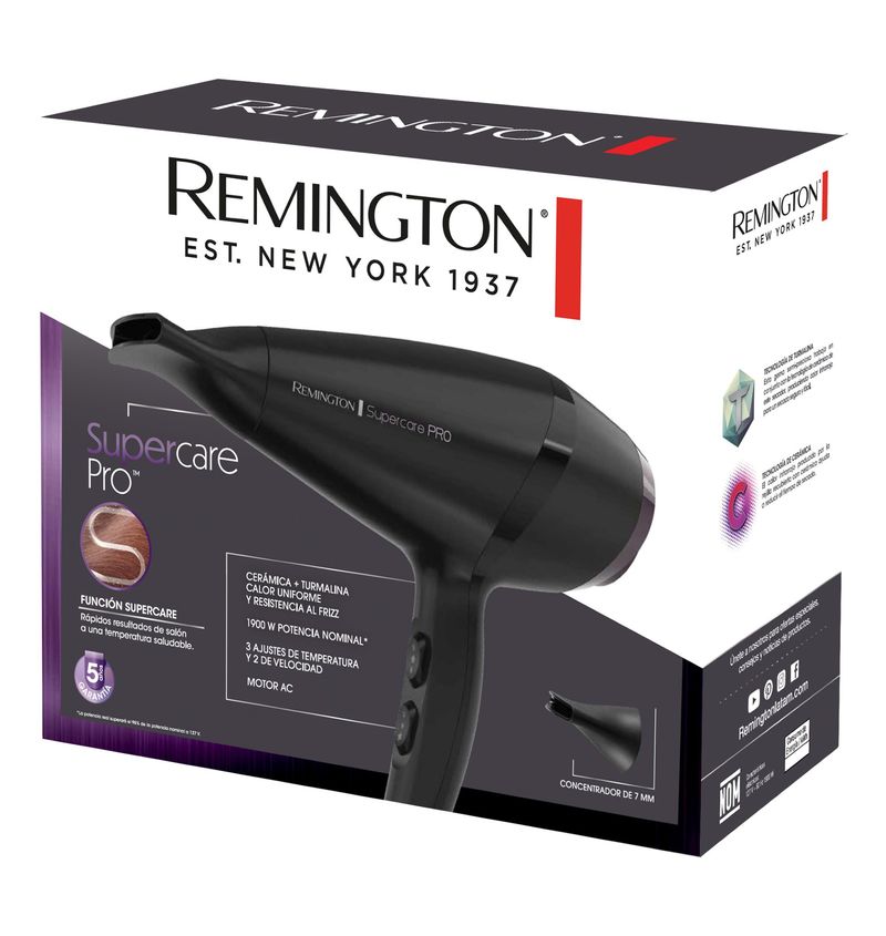 Secador-Remington-Supercare-Negro-D23A