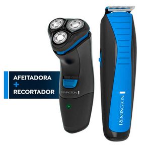 Kit REMINGTON Afeitadora + Cortador PR1335-MB06-F Azul / Negro